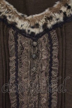 画像2: axes femme / レオパードファー使いプルオーバー M ブラウン O-26-03-23-090-AX-TO-OW-OS