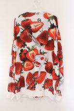 画像4: TRAVAS TOKYO / Medical Berry シフォンブルゾン F ホワイトｘレッド O-26-03-23-093-PU-TO-YM-ZT033 (4)