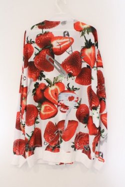 画像4: TRAVAS TOKYO / Medical Berry シフォンブルゾン F ホワイトｘレッド O-26-03-23-093-PU-TO-YM-OS