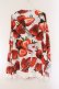 画像4: TRAVAS TOKYO / Medical Berry シフォンブルゾン F ホワイトｘレッド O-26-03-23-093-PU-TO-YM-OS (4)