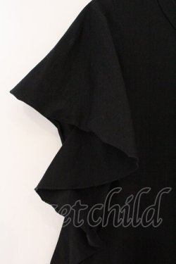 画像2: Jane Marple Dans Le Salon / High Gauge T-cloth Ruffle Sleeve OP　ワンピース M クロ O-26-03-23-094-JM-OP-OW-OS