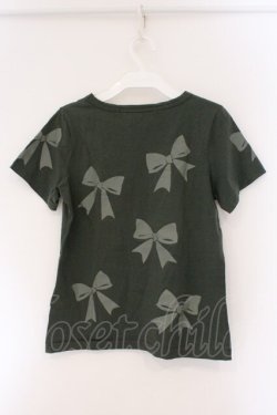 画像3: Jane Marple Dans Le Salon / リボンptTシャツ M カーキグリーン O-26-03-23-096-JM-TO-OW-OS