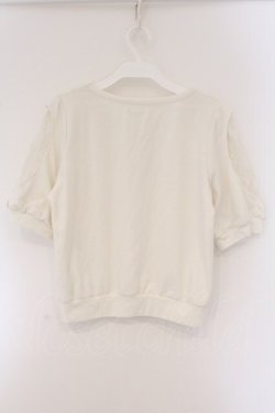 画像3: axes femme / フラワーレース配色トップス M シロ O-26-03-23-097-0-TO-OW-OS