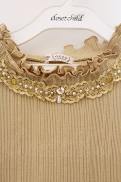 画像2: axes femme / プチスタンドリブプルオーバー M イエロー O-26-03-23-100-AX-TO-OW-OS