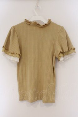 画像3: axes femme / プチスタンドリブプルオーバー M イエロー O-26-03-23-100-AX-TO-OW-OS