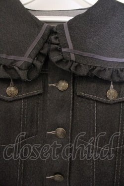 画像2: axes femme POETIQUE / セーラー襟ショートブルゾン M クロ O-26-03-23-016-AX-JA-IG-OS