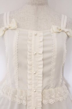 画像2: axes femme kawaii / フリルティアードワンピース  オフシロ O-26-03-23-002-AX-OP-IG-OS