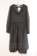 画像1: axes femme POETIQUE / 刺繍襟シアーロングコート  チャコール O-26-03-23-020-AX-OP-IG-OS (1)