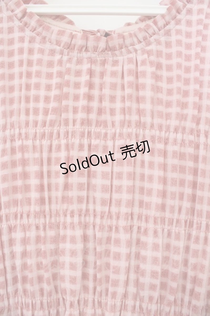 画像2: axes femme / 前後2wayシャーリングワンピース  ピンク O-26-03-23-023-AX-OP-IG-OS (2)
