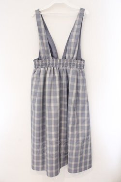 画像3: axes femme / センターボタンジャンスカ  ブルー O-26-03-23-024-AX-OP-IG-OS