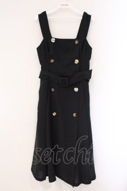 画像1: axes femme / 釦デザインジャンスカ  クロ O-26-03-23-025-AX-OP-IG-OS