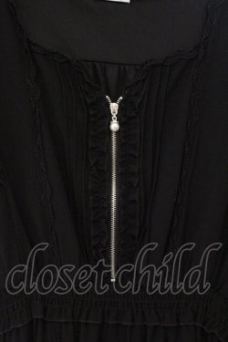 画像2: axes femme / ジップデザインワンピース  クロ O-26-03-23-029-AX-OP-IG-OS