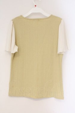 画像3: axes femme POETIQUE / 透かしハートプルオーバー M イエロー O-26-03-24-025-AX-TO-OW-OS