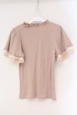 画像3: axes femme / プチスタンドリブプルオーバー F ピンク O-26-03-24-028-AX-TO-OW-OS