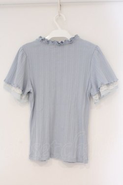 画像3: axes femme / プチスタンドリブプルオーバー F サックス O-26-03-24-030-AX-TO-OW-OS