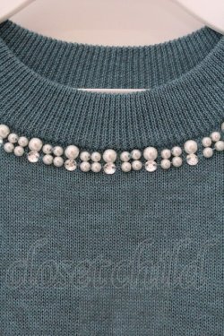 画像2: axes femme / 袖ドットチュールプルオーバー M グリーン O-26-03-24-032-AX-TO-OW-OS