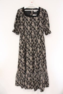 画像1: m petit by misako / TT*AOKトワルドワンピース M クロ O-26-03-24-034-LO-OP-OW-OS