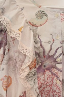 画像2: MILK / sea creaturesブラウス  ピンク O-26-03-24-037-ML-BL-OW-OS