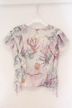 画像3: MILK / sea creaturesブラウス  ピンク O-26-03-24-037-ML-BL-OW-OS