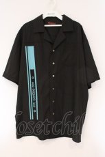 画像1: Deorart / バイカラーヘムオープンカラーハーフシャツ M ブラックｘサックス O-26-03-24-038-PU-BL-YM-ZT032 (1)