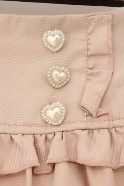 画像2: Lily Merry / ハートボタンスカパン M ピンク O-26-03-24-044-LO-PA-YM-OS