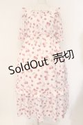 Emily Temple cute / Shadow Cherryロングワンピース M ピンク O-26-03-24-051-ET-OP-OW-OS