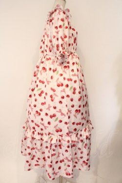 画像4: Emily Temple cute / Shadow Cherryロングワンピース M ピンク O-26-03-24-051-ET-OP-OW-OS