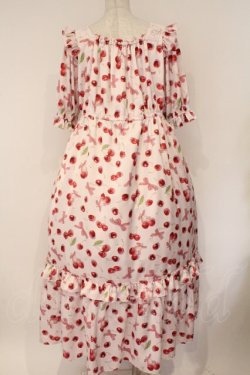 画像5: Emily Temple cute / Shadow Cherryロングワンピース M ピンク O-26-03-24-051-ET-OP-OW-OS