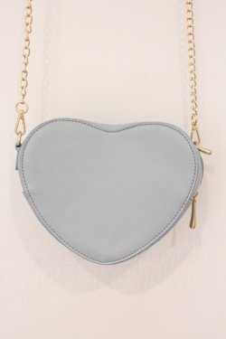 画像3: m petit by misako / ハートポシェット  サックス O-26-03-24-005-0-BG-OW-OS