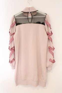 画像4: Ank Rouge / ハーネスカットワンピース M ピンク O-26-03-24-063-CA-OP-OW-OS