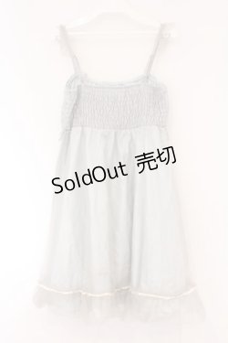 画像3: Amavel / シェルモチーフチュールキャミワンピース F サックス O-26-03-24-066-CA-TO-OW-OS