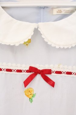 画像2: Ank Rouge / フルーツ柄ワンピース M サックス O-26-03-24-067-CA-OP-OW-OS