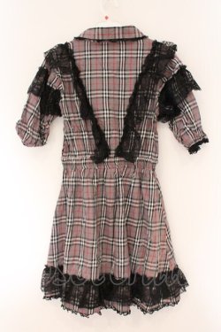 画像3: Swankiss / ラッセルレース配色チェックワンピース F グレー O-26-03-24-069-CA-OP-OW-OS