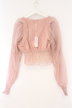 画像3: Swankiss / SX　bijous puff 　トップス F ピンク O-26-03-24-070-CA-TO-OW-OS