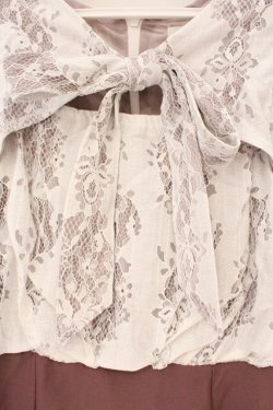 画像2: DearMyLoveRose / ボレロレースマーメイドワンピース M ピンク O-26-03-24-071-EL-OP-OW-OS