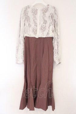 画像3: DearMyLoveRose / ボレロレースマーメイドワンピース M ピンク O-26-03-24-071-EL-OP-OW-OS