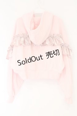 画像3: one spo / ベロアフリルパーカー M ピンク O-26-03-24-073-LO-TO-OW-OS