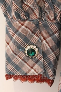 画像3: Swankiss / DC romanchec O/P　ワンピース F ブルーチェック O-26-03-24-074-CA-OP-OW-OS