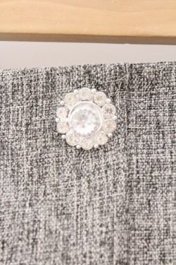 画像2: DearMyLove / ビジューボタンフレアスカート LL グレー O-26-03-24-078-EL-SK-OW-OS