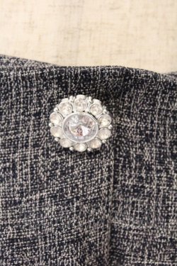 画像2: DearMyLove / ビジューボタンフレアスカート LL ダークネイビー O-26-03-24-079-EL-SK-OW-OS