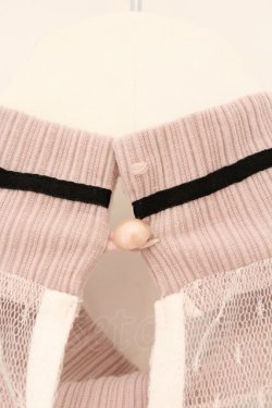 画像4: Ank Rouge / チュール切替テレコカットソー M ピンク O-26-03-24-085-CA-TO-OW-OS