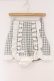 画像1: mon lily / レースアップギンガムショートパンツ M グレー O-26-03-24-090-LO-PA-OW-OS (1)