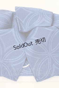 画像5: Moi-meme-Moitie / 浴衣（青薔薇柄）+帯（青）セット  グレー×ブルー×ホワイト O-26-03-24-010-MO-OP-IG-OS