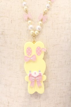 画像1: Angelic Pretty / Fancyリリカルバニーネックレス  イエロー O-26-03-24-011-AP-AC-IG-OS