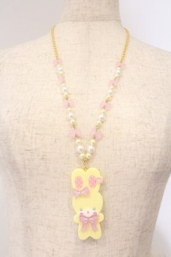 画像3: Angelic Pretty / Fancyリリカルバニーネックレス  イエロー O-26-03-24-011-AP-AC-IG-OS