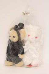 BABY,THE STARS SHINE BRIGHT / BABY 30th Anniversaryウェディングくみゃちゃんポシェットセット  シロ ミルクティ O-26-03-24-012-BA-BG-IG-OS