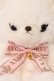 画像2: Angelic Pretty / Travelくまちゃんぬいぐるみポーチ  シロ×ピンク O-26-03-24-013-AP-BG-IG-OS (2)