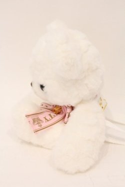 画像4: Angelic Pretty / Travelくまちゃんぬいぐるみポーチ  シロ×ピンク O-26-03-24-013-AP-BG-IG-OS