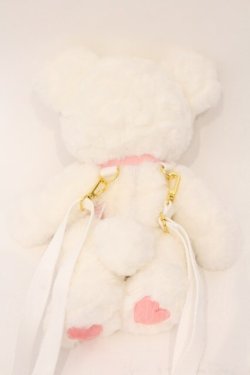 画像5: Angelic Pretty / Travelくまちゃんぬいぐるみポーチ  シロ×ピンク O-26-03-24-013-AP-BG-IG-OS