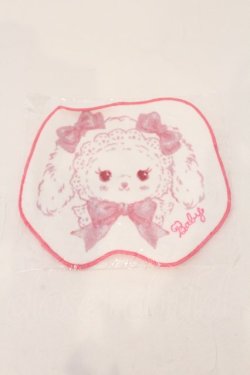 画像1: BABY,THE STARS SHINE BRIGHT / うさくみゃちゃんのおかおタオルハンカチ  ホワイト×シロ O-26-03-24-015-BA-ZA-IG-OS